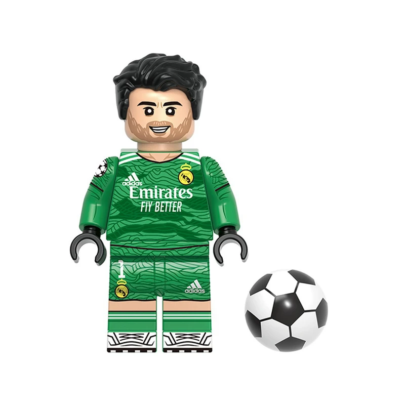 ساختنی برانت طرح بازیکن فوتبال کورتوا با لباس رئال مادرید