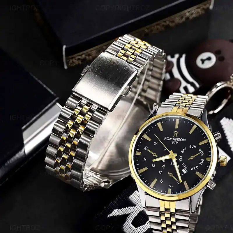 ست ساعت مچی عقربه ای زنانه و مردانه مدل 3m3