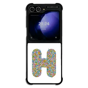 AKAM AMC-WSGZFLIP5-ALPHADOODLEBET-8 Cover For Samsung Galaxy Z Flip 5