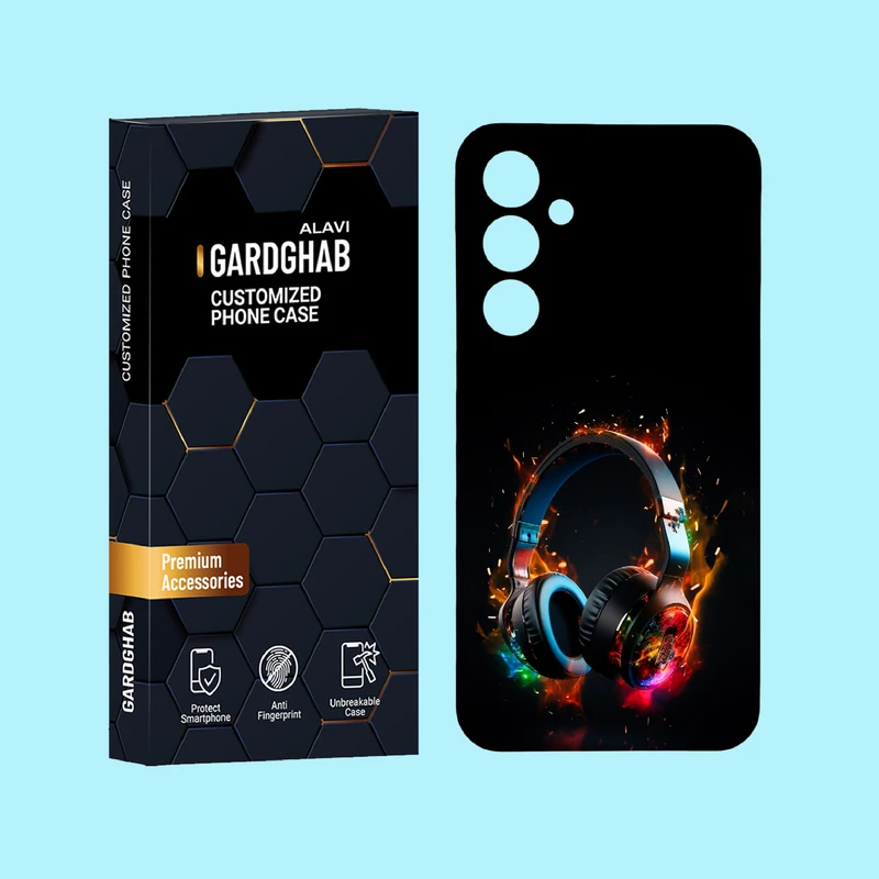 کاور گارد قاب علوی مدل ساز و موزیک مناسب برای گوشی موبایل سامسونگ Galaxy A55