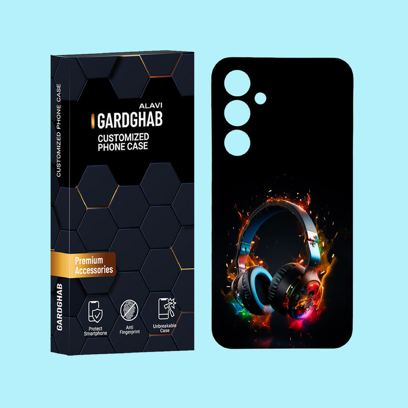 کاور گارد قاب علوی مدل ساز و موزیک مناسب برای گوشی موبایل سامسونگ Galaxy A55