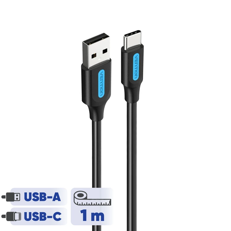 کابل تبدیل USB-A به USB-C ونشن مدل COZBF طول 1 متر