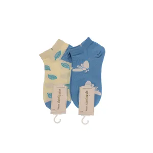 جوراب دخترانه مدل فانتزی کد 01013.2 بسته 2 عددی