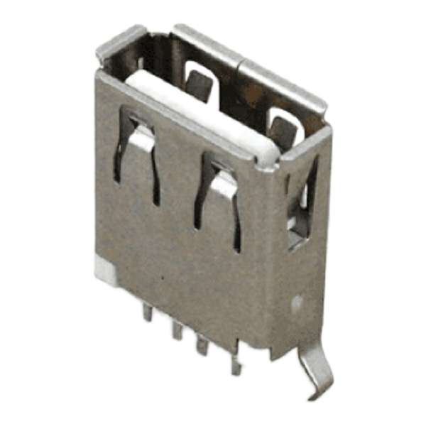 کانکتور مادگی USB A مدل ایستاده