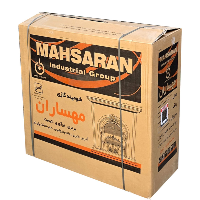 شومینه گازی مهساران مدل 300 طرح حصیری