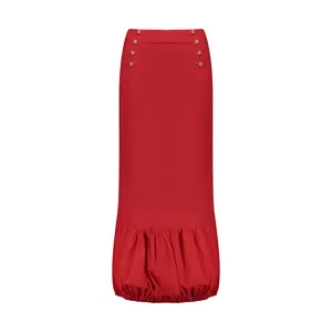 دامن زنانه تن درست مدل 139-RED