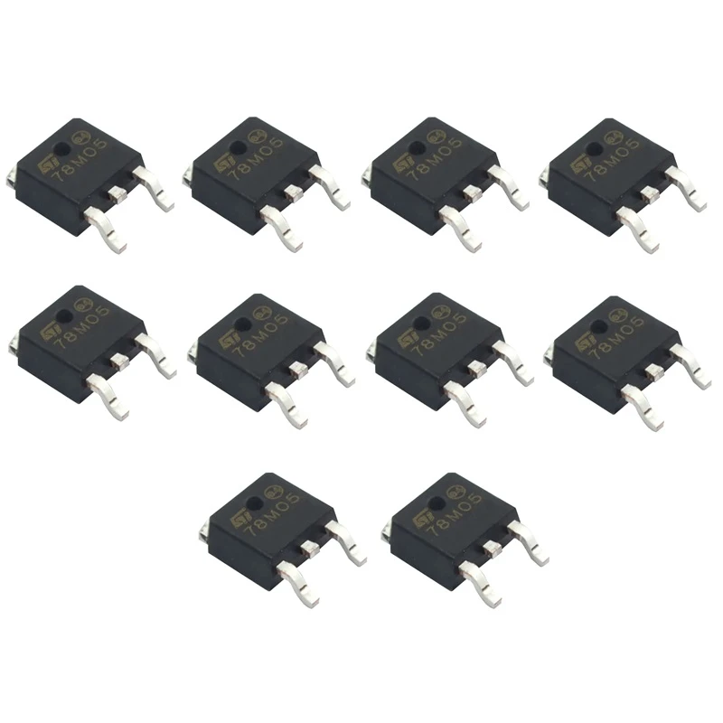 آیسی رگولاتور کاهنده ولتاژ اس تی مدل SMD 78M05 بسته 10 عددی