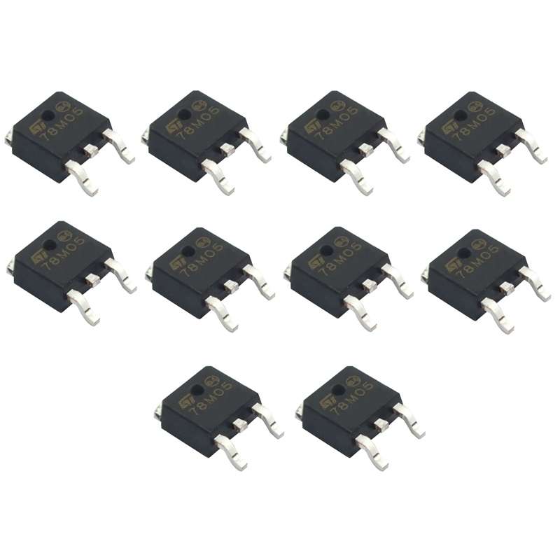 آیسی رگولاتور کاهنده ولتاژ اس تی مدل SMD 78M05 بسته 10 عددی آیسی رگولاتور کاهنده ولتاژ اس تی مدل SMD 78M05 بسته 10 عددی