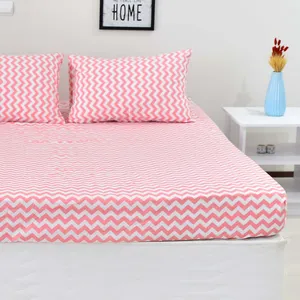 سرویس ملحفه بومرنگ مدل Zigzag-120 یکنفره 2 تکه