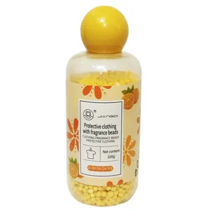 خوشبو کننده لباس ماشینی جیانگدی زرد مدلY421 با رایحه لیمو مناسب انواع البسه وزن 220 گرم
