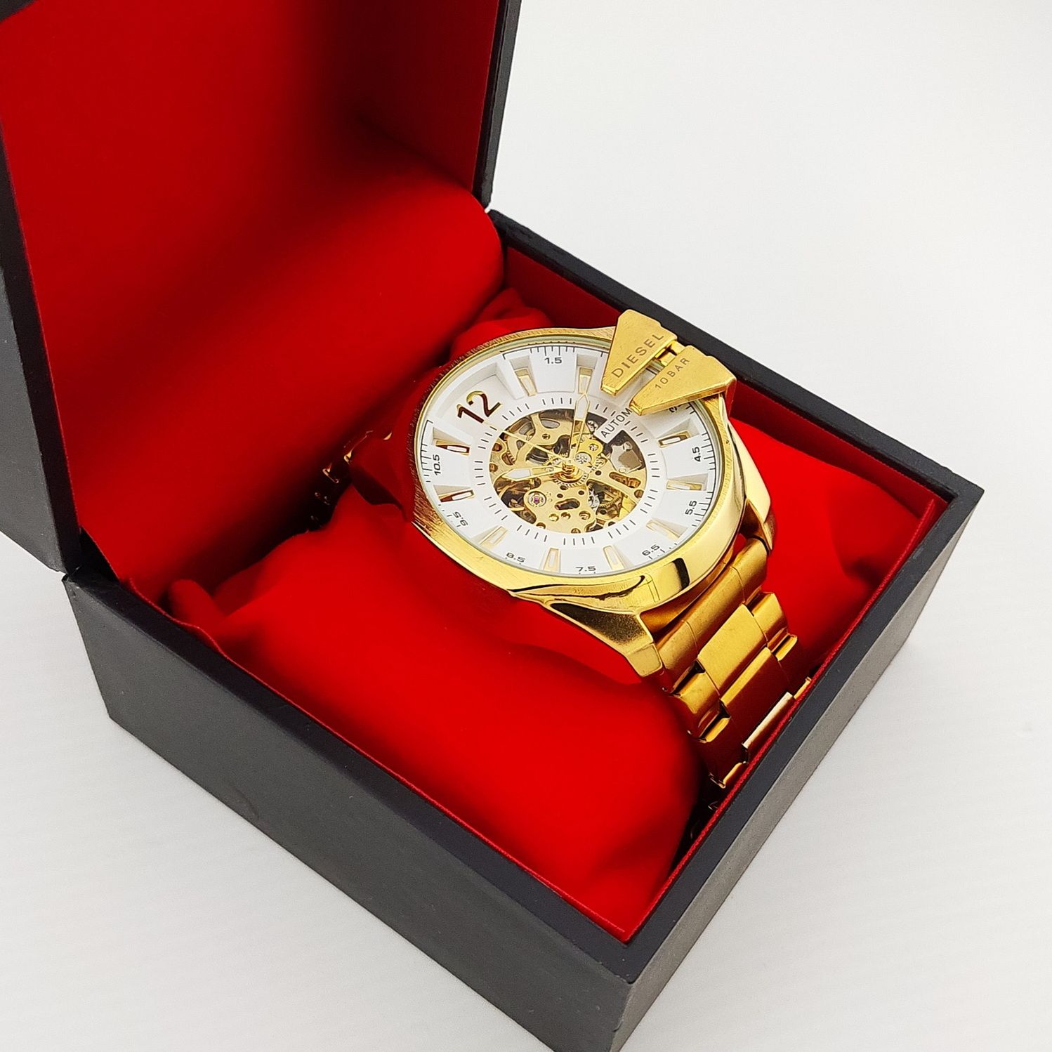 ساعت مچی عقربهای مردانه دیزل مدل اتوماتیک کوکی کد 8031 - - 9