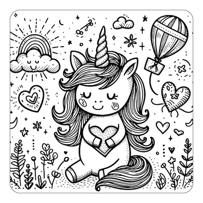 مگنت کاکتی طرح اسب تک شاخ و یونیکورن مدل mp31376