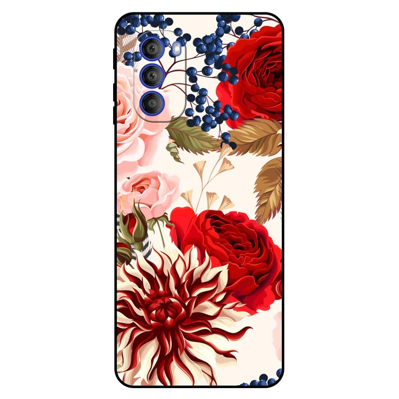 کاور مگافون طرح گل مدل 7350 مناسب برای گوشی موبایل موتورولا Moto G51 5G      