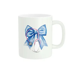 ماگ پاد آفرین مدل دخترانه پاپیون درمانی پینترستی گوشی پزشکی کد 207