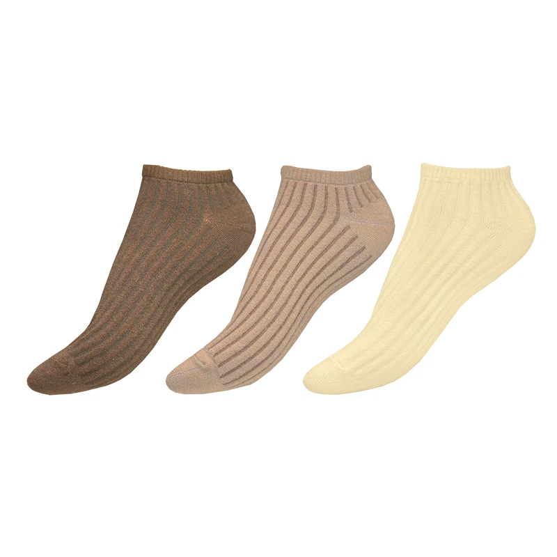 جوراب زنانه طرح کبریتی کد egvg-w2-614 بسته 3 عددی