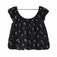 بلوز آستین کوتاه یقه گرد زنانه مدل MDS-K-CH6168