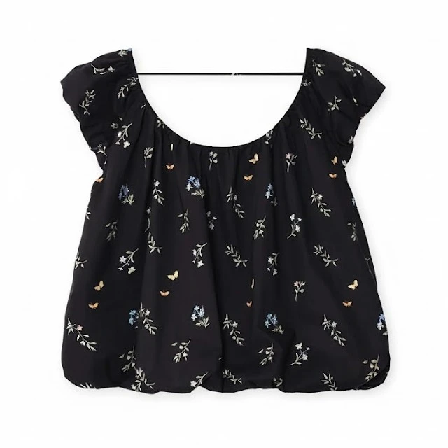 بلوز آستین کوتاه یقه گرد زنانه مدل MDS-K-CH6168