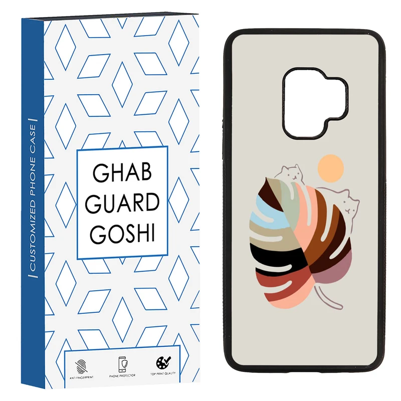 کاور قاب گارد گوشی طرح گربه کد TPU-014 مناسب برای گوشی موبایل سامسونگ Galaxy S9