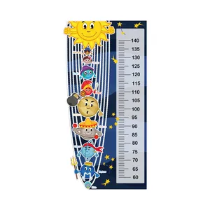 استیکر دیواری کودک تُکتم مدل اندازه گیری قد طرح کهکشان