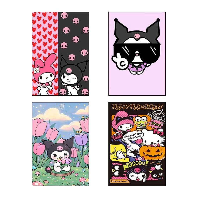 تابلو شاسي کارنيکا طرح مای ملودی و کورومی کد 43360 مجموعه 4 عددی