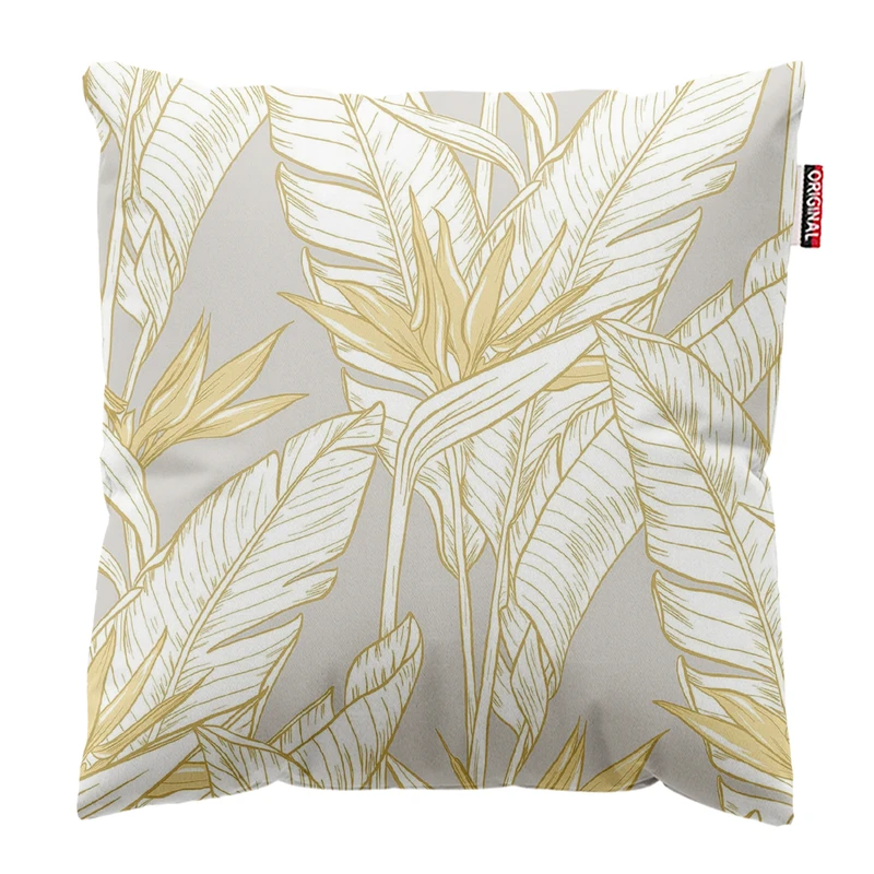 کوسن پاد آفرین مدل گل و برگ کد PK402891 سایز 40*40 سانتی متر