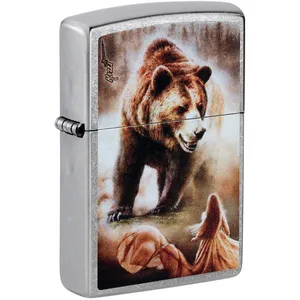 فندک زیپو مدل Grizzly Bear Design کد 48330