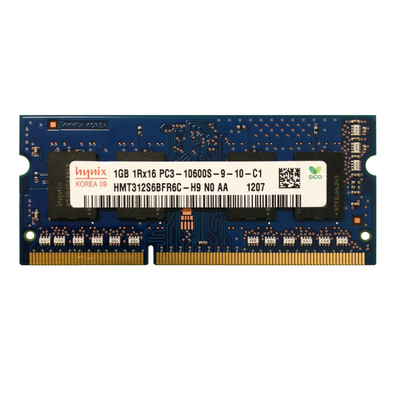 رم لپ تاپ DDR3 تک کاناله 1333 مگاهرتز CL9 هاینیکس مدلHMT312S6BFR6Cظرفیت 1 گیگابایت