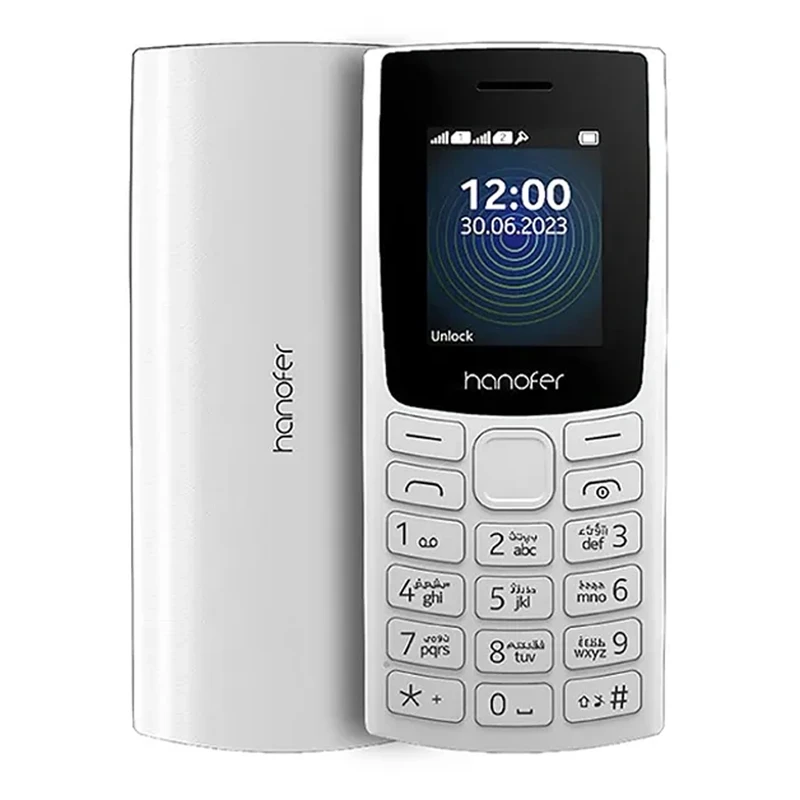 گوشی موبایل هانوفر مدل 105 2023 دو سیم کارت ظرفیت 32 مگابایت و رم 24 مگابایت