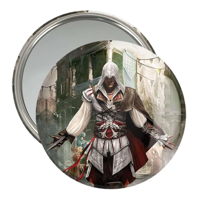 آینه جیبی خندالو طرح اساسینز کرید Assassins Creed  کد 4980