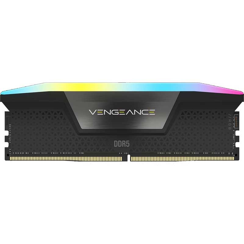 رم دسکتاپ دو کاناله 6000 مگاهرتز CL38 کورسیر مدل VENGEANCE RGB ظرفیت 32 گیگابایت