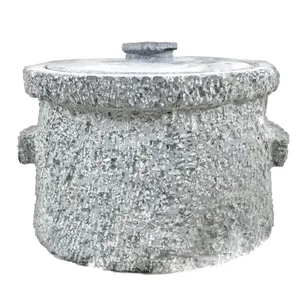 دیگ سنگی مدل تیشه ای چکشی