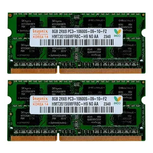 رم لپ تاپ DDR3 تک کاناله 1333 مگاهرتز CL9 هاینیکس مدل PC3-10600 ظرفیت 8 گیگابایت بسته دو عددی