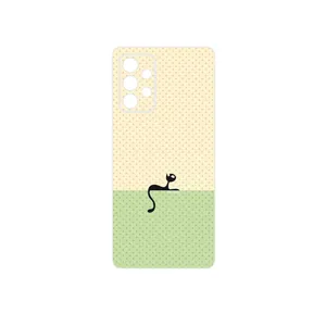 MAHOOT Minimal Internet Cat Icon Cover Sticker for Samsung Galaxy A53 5G