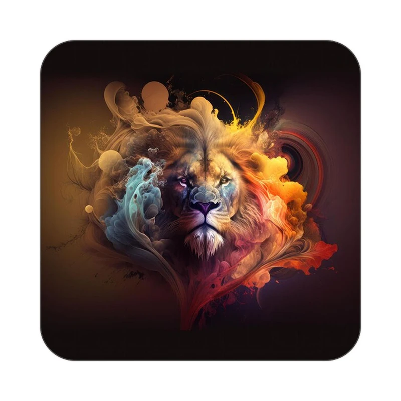 زیر لیوانی کاکتی طرح شیر مدل mp22991