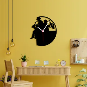 ساعت دیواری طرح موسیقی کد 029