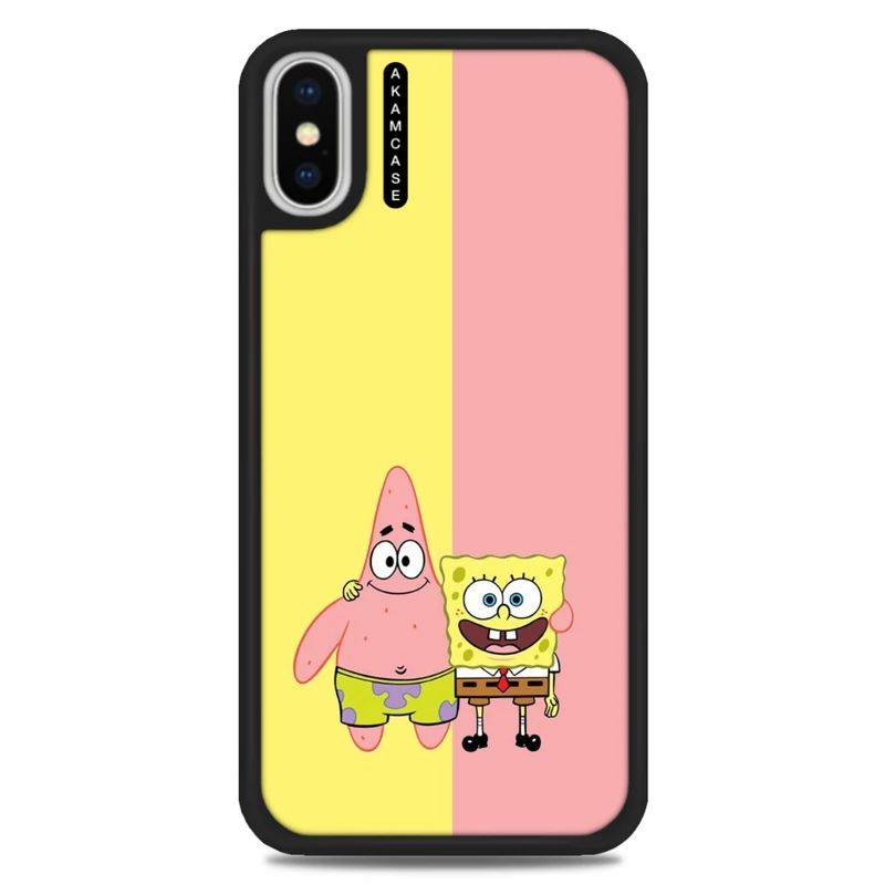کاور آکام مدل AMC-WAX-SPONGE BOB6 مناسب برای گوشی موبایل اپل iPhone X/Xs