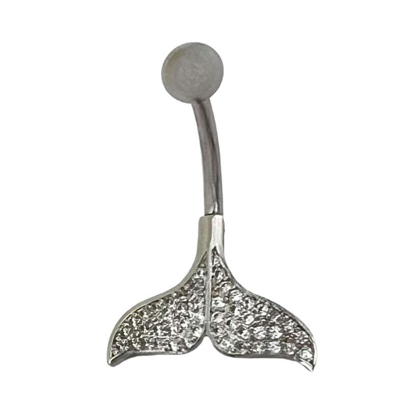 پیرسینگ ناف زنانه مدل دم وال کد P4631