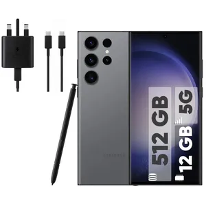 گوشی موبایل سامسونگ مدل Galaxy S23 Ultra دو سیم کارت ظرفیت 512 گیگابایت و رم 12 گیگابایت به همراه شارژر 45 وات سامسونگ