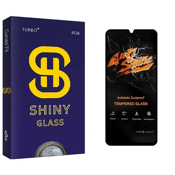 محافظ صفحه نمایش آتوچبو مدل Shiny Antistatic مناسب برای گوشی موبایل سامسونگ Galaxy A15 4G/A15 5G/F34/A24 4G/A25 5G/M34 5G