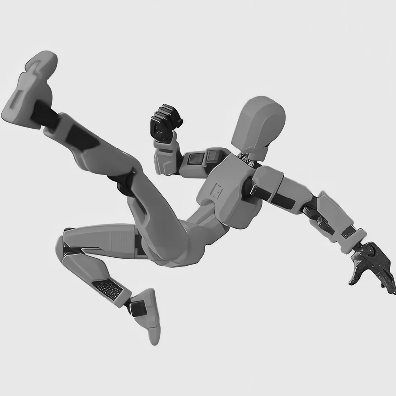 اکشن فیگور مدل Grey Dummy 13 ارتفاع 13 سانتی‌متر