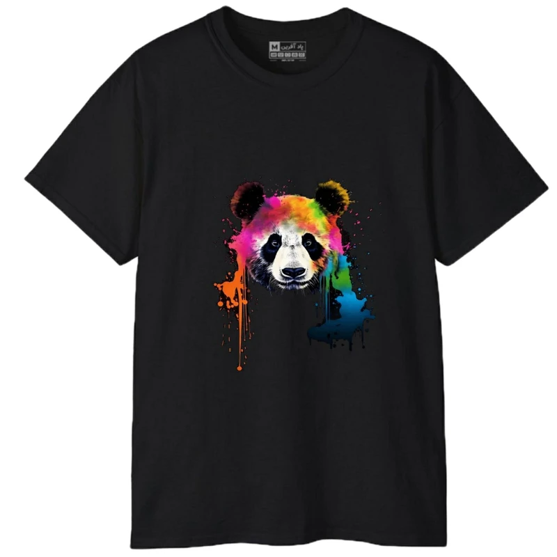 تی‌شرت آستین کوتاه مردانه پاد آفرین مدل پاندای کونگ فوکار کد 1792
