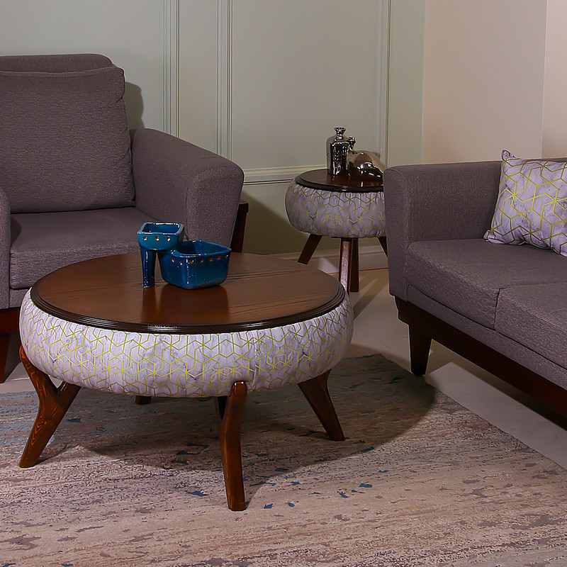 میز پذیرایی مدل  AK-89 مجموعه 3 عددی