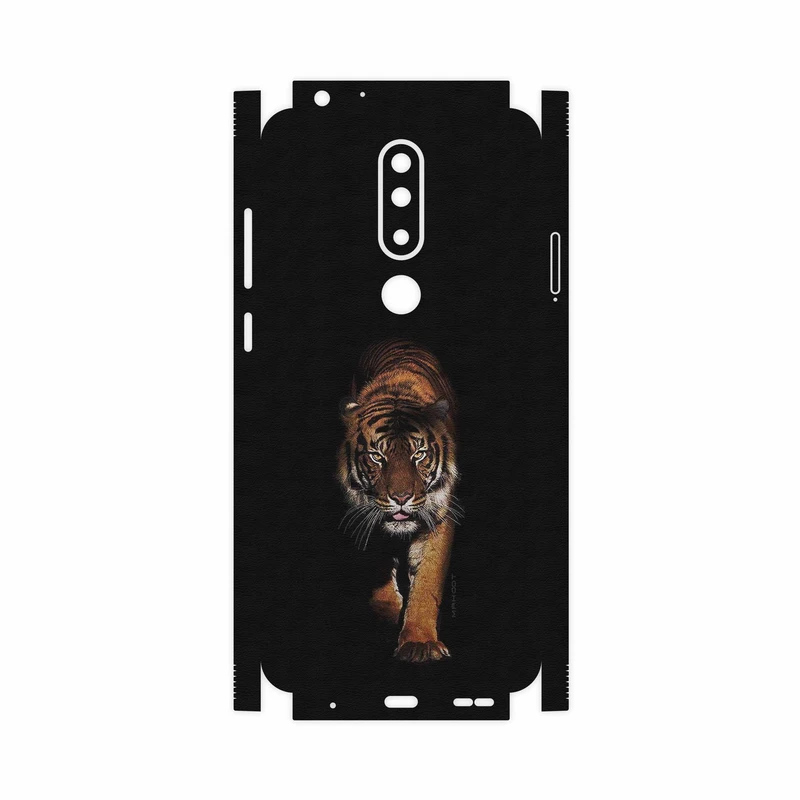 برچسب پوششی ماهوت مدل Wild Tiger-FullSkin مناسب برای گوشی موبایل نوکیا 5.1 Plus