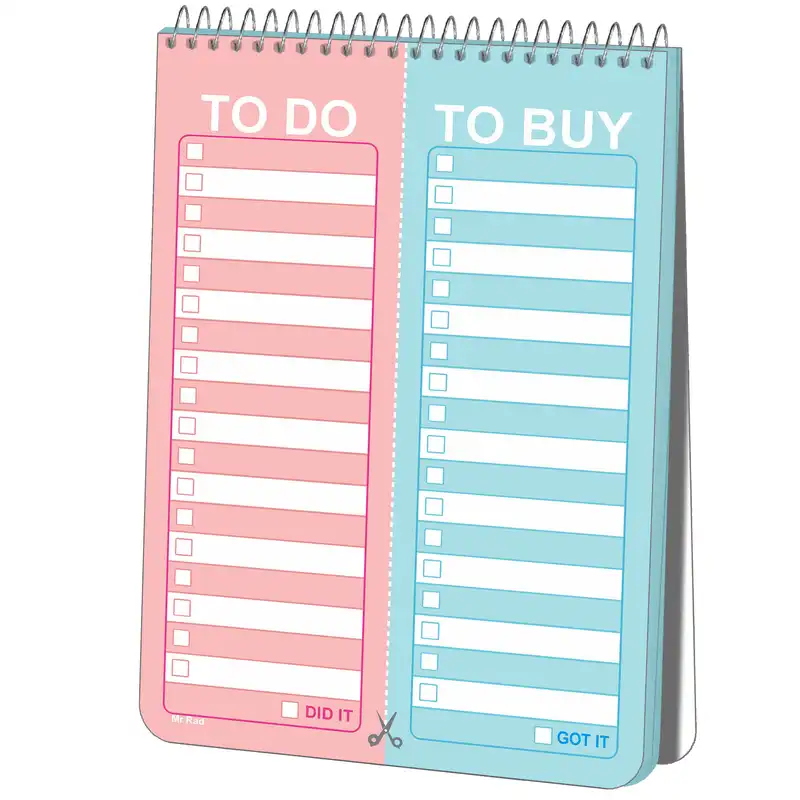 دفترچه یادداشت مستر راد مدل to do list پاستل کد fiory 1767