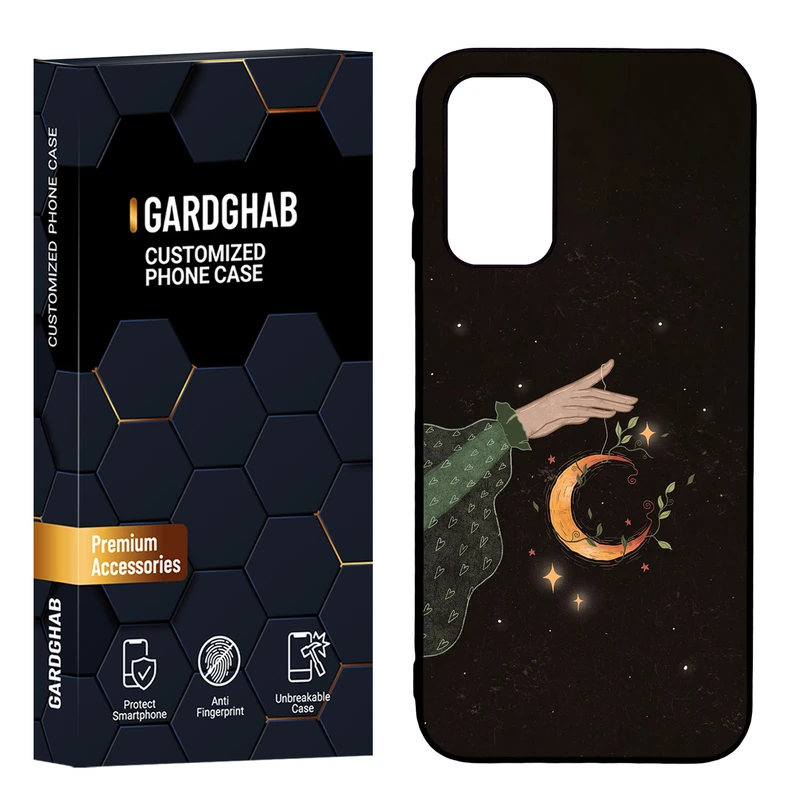 کاور گارد قاب مدل دور ژله ای هنری مناسب برای گوشی موبایل سامسونگ Galaxy A14