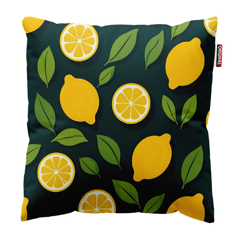   کوسن پاد آفرین طرح لیمو کد 2081 سایز 30*30 سانتی متر