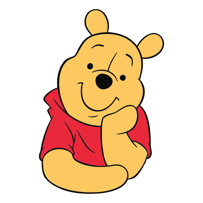 استیکر لپ تاپ پویا مارکت طرح وینی کد 3612