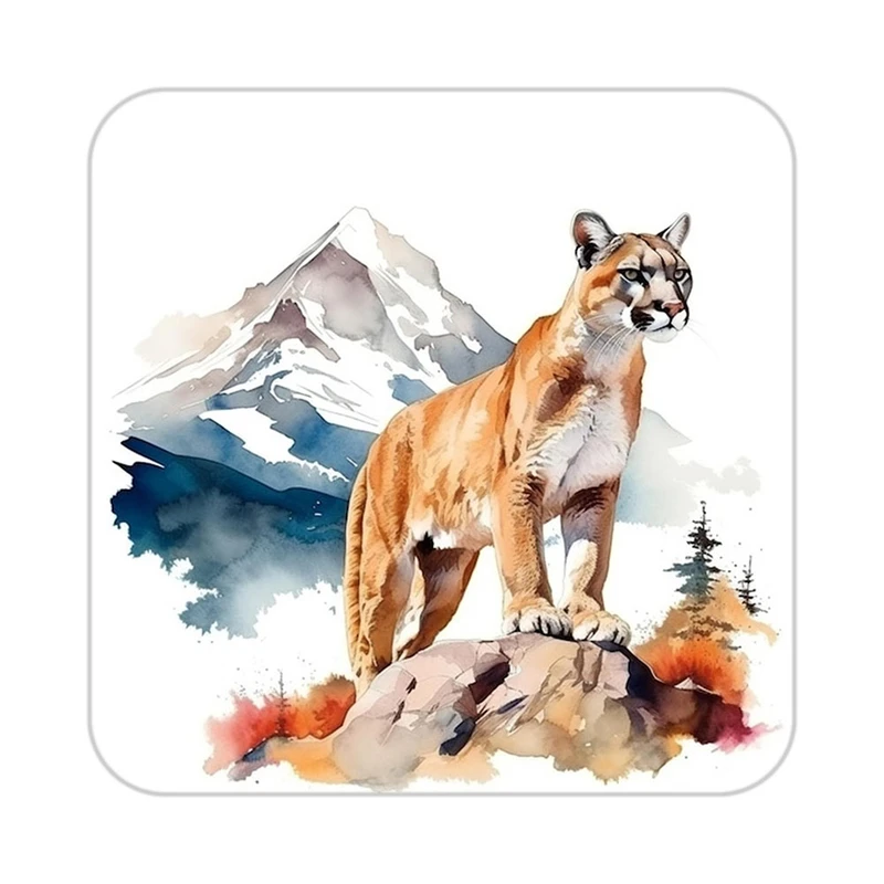 زیر لیوانی کاکتی طرح شیر مدل mp23880