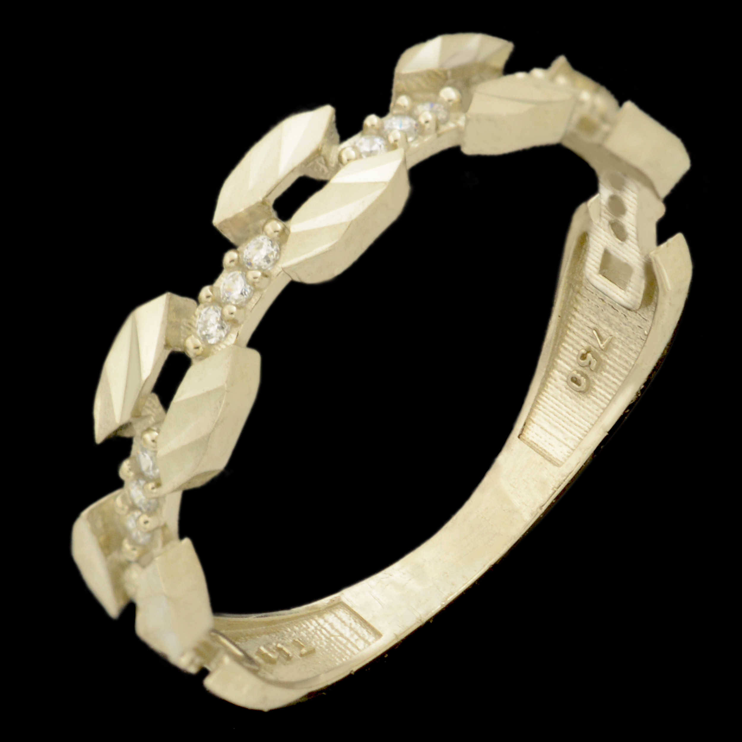 انگشتر طلا 18 عیار زنانه طلای مستجابی کد 670161