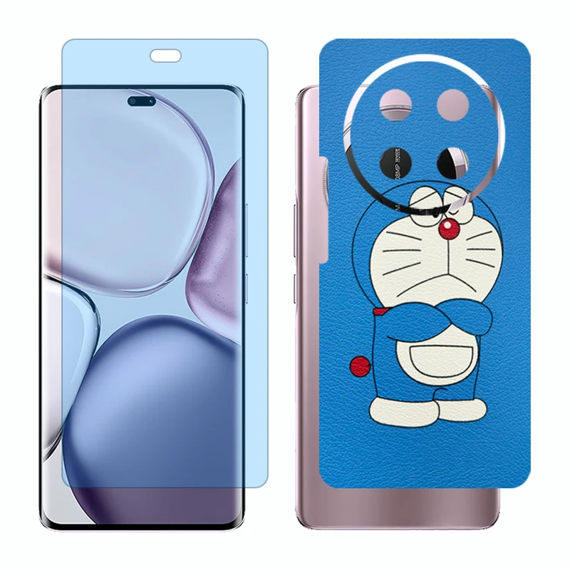 محافظ صفحه نمایش مات آنتی بلو گلس مدل Together مناسب برای گوشی موبایل آنر X9c به همراه برچسب پوششی